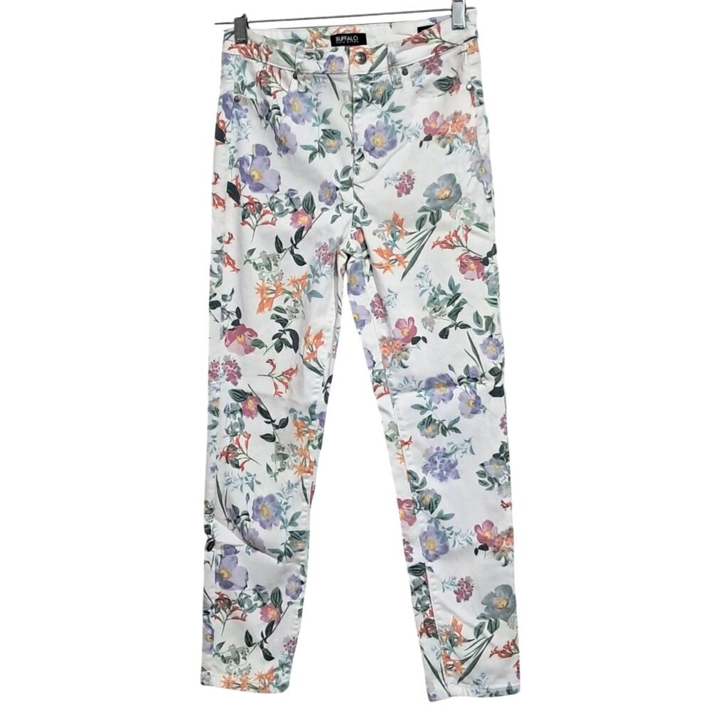 Buffalo David Bitton Jeans Womens Size 6 / 28 Havana High-Rise Soft Stretch Flor